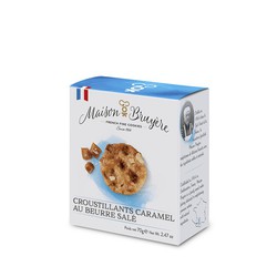 Γαλλικά μπισκότα Crousstillants caramedau beurre salé 70 g Maison Bruyère