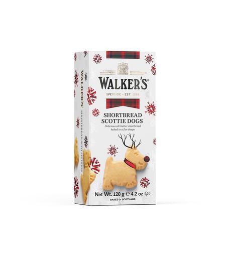 Walkers Scottie Dogs Kerstboterkoekjes 120 gr