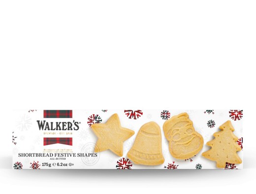 Walkers Boterkoekjes Kersteditie 175 grs