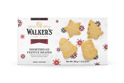 Walkers Butter Cookies Christmas Edition 350 grs Festlig Form