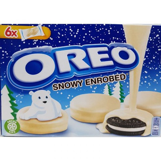 Galletas oreo navidad snowy 246 grs