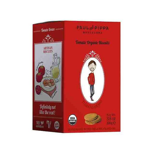 Galletas paul pipa organicas tomato bravo (tomate)