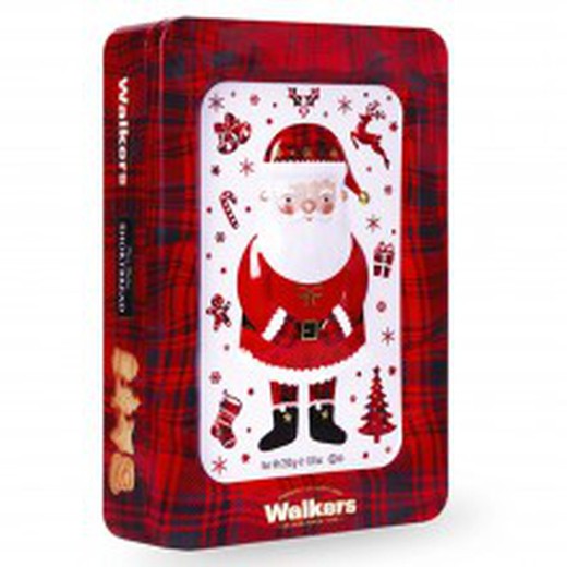 Santa claus cookies metal box 250 g walkers