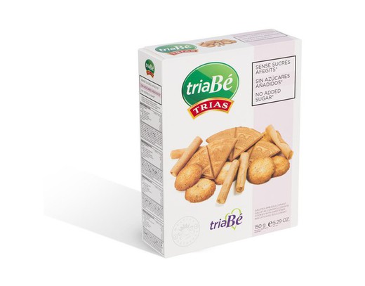 Cookies χωρίς ζάχαρη trias 150g triabé