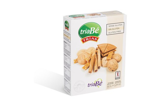 Glutenvrije koekjes Trias 150g Triabé