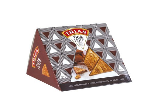 Trias triangle chocolate milk cookies 100 γρ