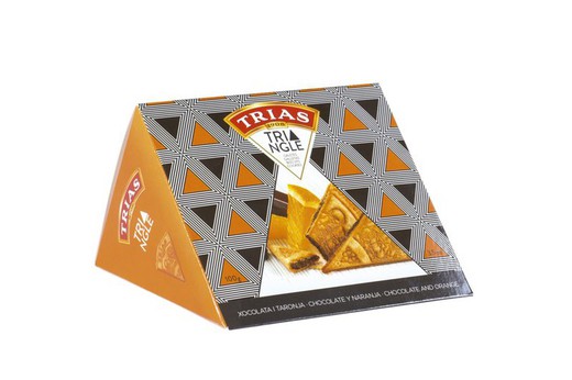 Trias Triangle Chocolate Orange Cookies 100 grs