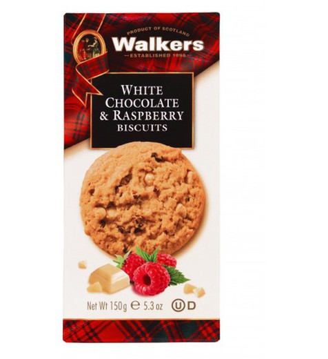 White chocolate and raspberry chip walkers biscuits 150 g