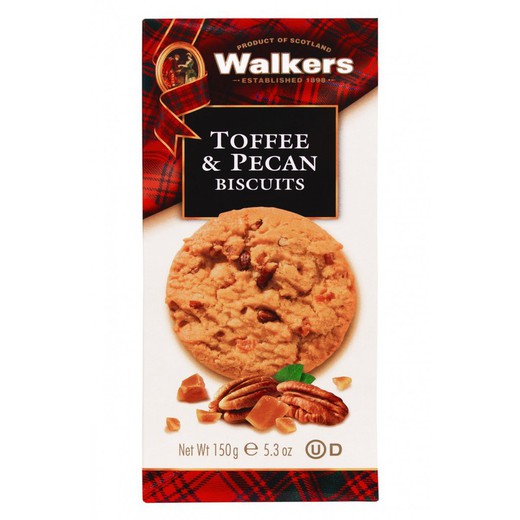 Walkers biscuits with caramel and pecan nuts 150 g