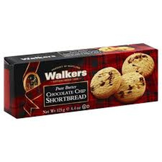 Walkers cookies med chokladchips 125 g