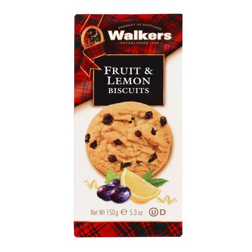 Walkers biscuits with Mediterranean fruits and lemon 150 g