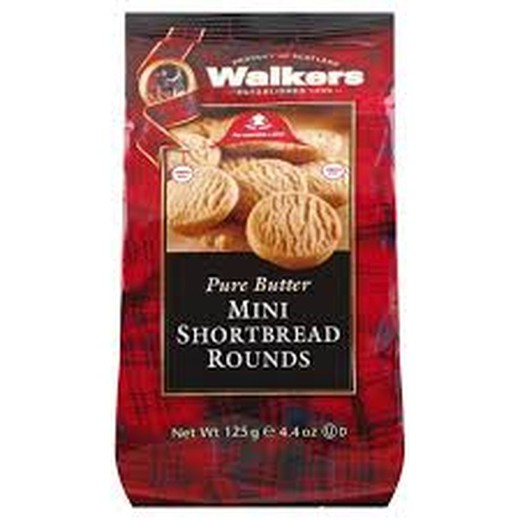 Walkers mini rounds biscuits 125 g