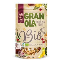 Bio kokosowo-cytrynowa granola 275 grs la newyorkina