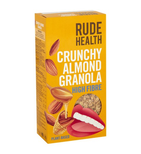 Granola high fiber crunchy almonds 400 g granola rude health
