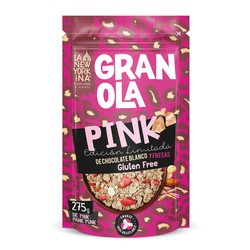 Gluten-free pink granola 275 grs la newyorkina