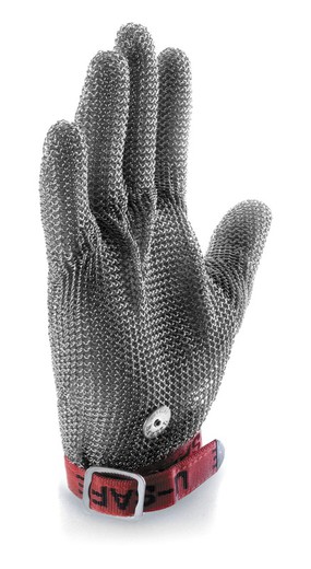 Rękawiczki siatkowe Cota ze stali nierdzewnej, rozmiar S, lakier