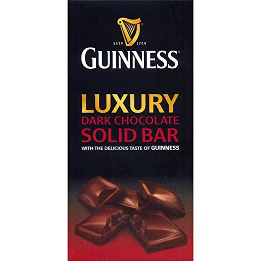 Guinness Tableta de Chocolate Negro Navidad 90g