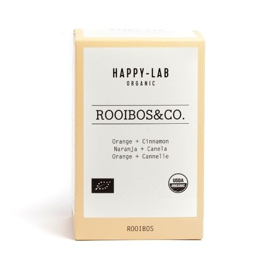 Happy-lab rooibos e co. dispenser 25 piramidi