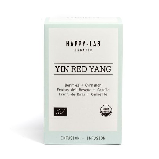 Happy-lab yin rød yang dispenser 25 pyramider