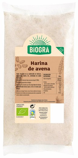Harina de Avena 500g Ecológica Biogra