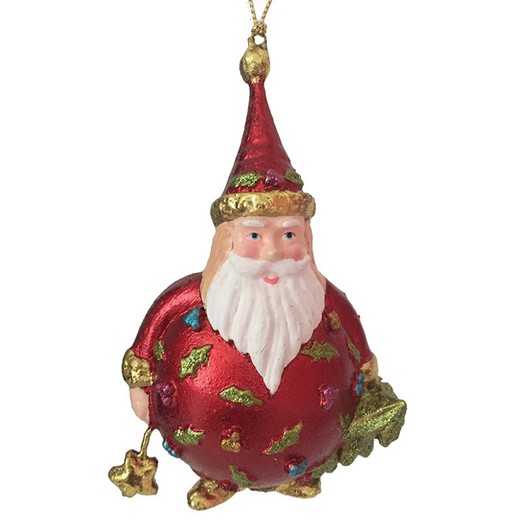 Holly Berry Ball Papa Noel Decoración Navidad Artesano Santa & Co