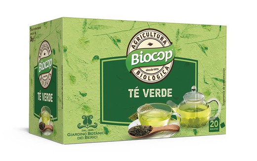Organiczny napar z zielonej herbaty biocop 20 b bio ekologiczny