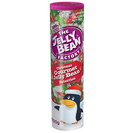 Jelly Bean Christmas Tube 100 grs