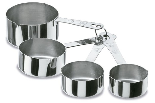 Set of 4 Lacor 18/10 Stainless Steel Saucepan Measurements