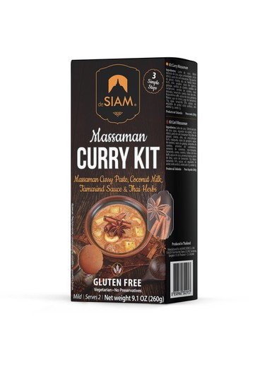 Kit curry massaman de siam 260 grs