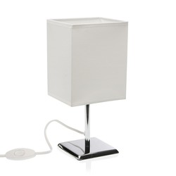 Lampara de mesa blanca