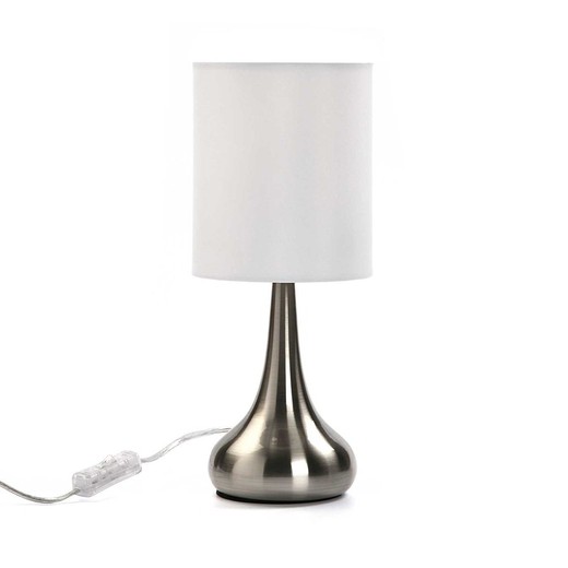 hvid bordlampe