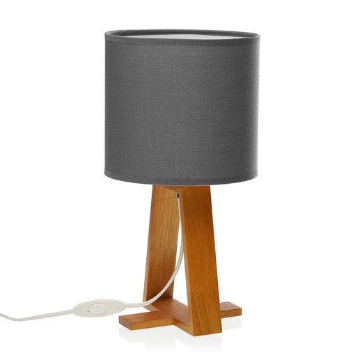 Dark gray table lamp