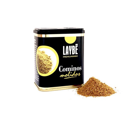 Lata Cominos molidos premium Laybé Especies Gourmet 80 grs