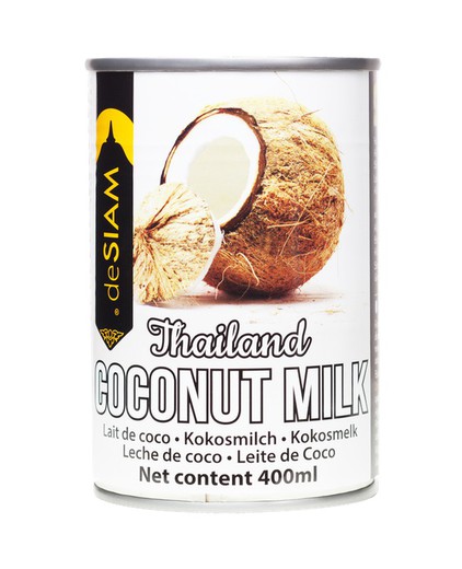Leche de coco de siam 400ml comida tailandesa