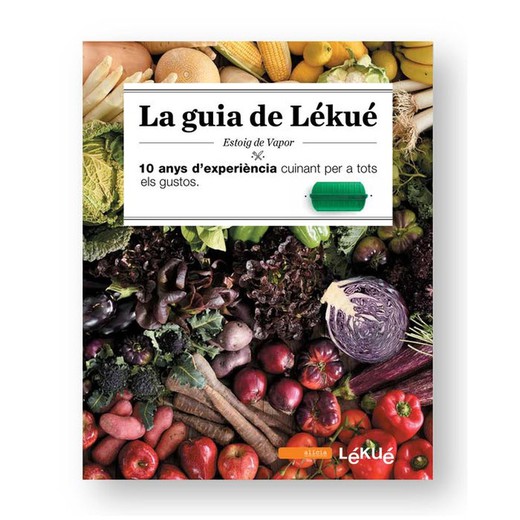 Książka kucharska z przewodnikiem lékue Leke català