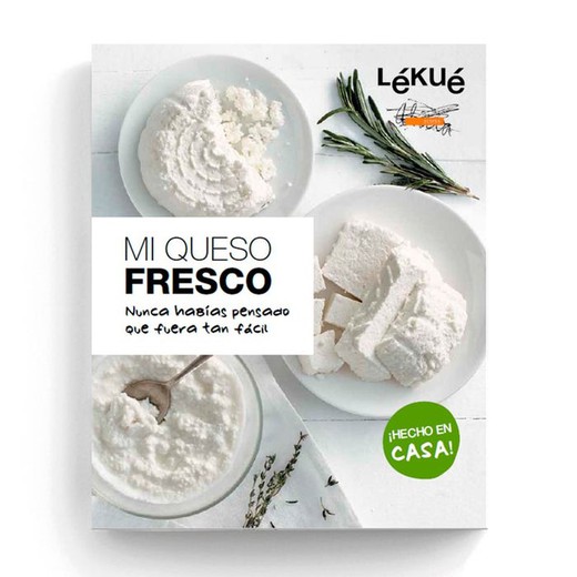 Cooking recipe book with lékue fresh cheese (esp)