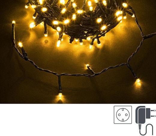 Luces de Navidad Clasicas 300 luces con enchufe Luz Cálida Bizzotto