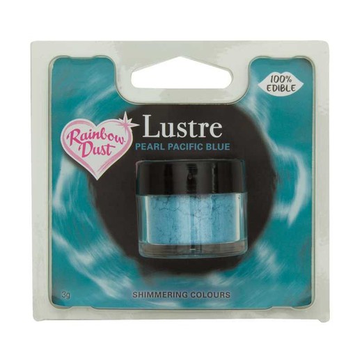 Pacific Blue Rainbow Dust Pearl Luster