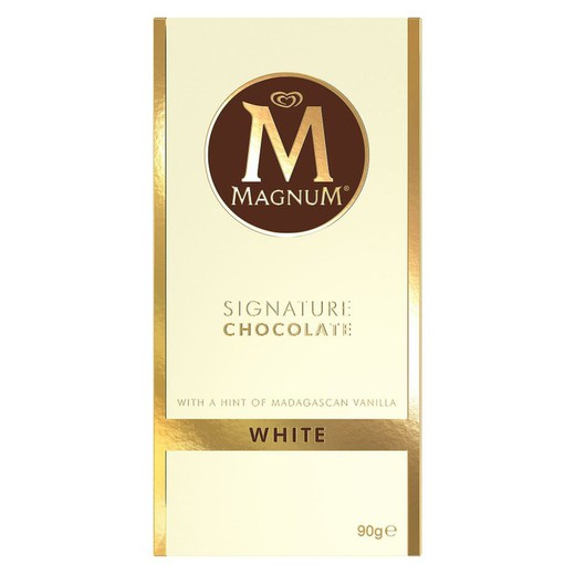 Magnum tableta chocolate blanco 90 grs