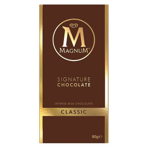 Magnum milk chocolate tablet 90 grs