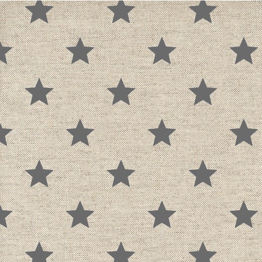 Stain-resistant tablecloth 140x140 gray stars