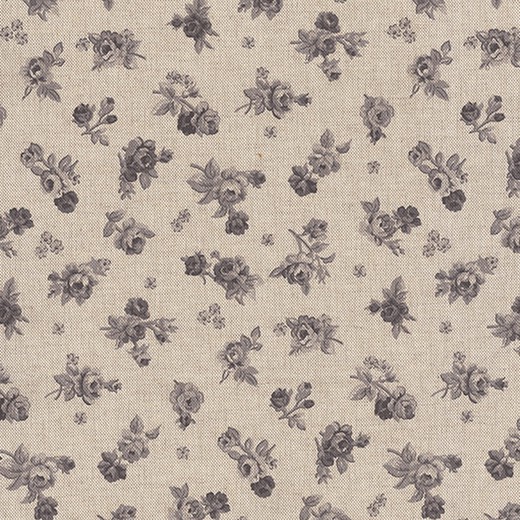 Stain-resistant tablecloth 140x250 daisy gray