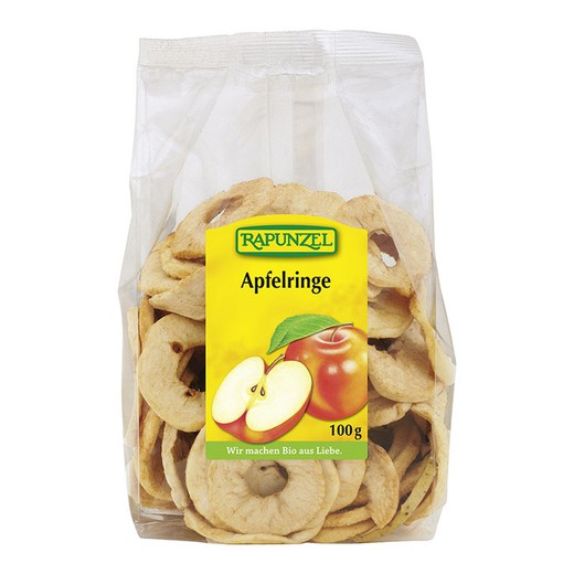 Tørret Rapunzel æble 100 g bio økologisk