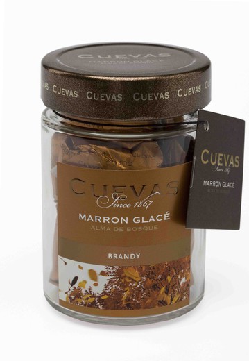 Marron Glace au Brandy Pot 160 g Cuevas