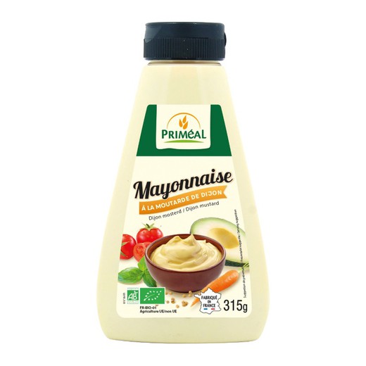 Distributeur mayonnaise Dijon primeal 315g bio écologique