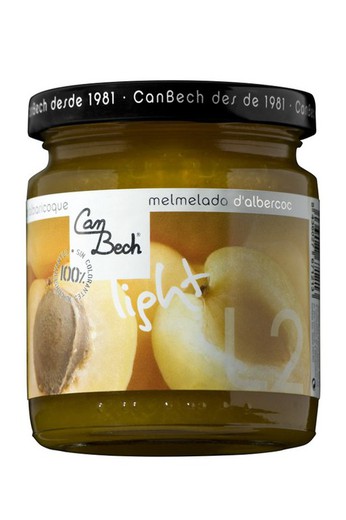 Confiture diet abricot 265 gr can bech
