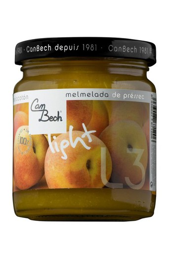 Diet Peach Jam 265 gr Can Bech