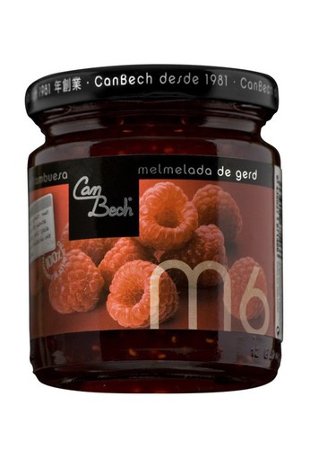 Confiture de framboise 300 gr can bech