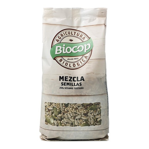 Misture torradas de sementes de gergelim. Biocop 250g orgânico orgânico