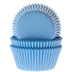 Mini sky blue cupcake capsule 60 units house of marie